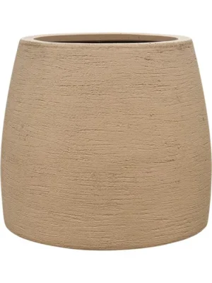Кашпо Baq riven morph natural flax D37 H33 см