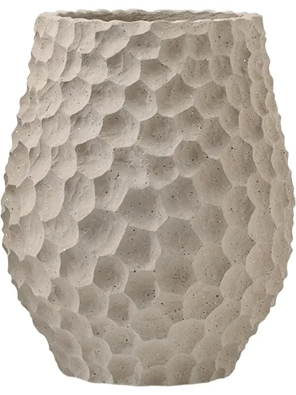 Кашпо Calima gobi high l ashy taupe D34.5 H49.5 см