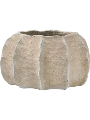 Кашпо Calima gobi low s ashy taupe D36.4 H21.5 см