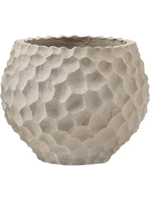 Кашпо Calima kahli s baked sand D34 H28 см