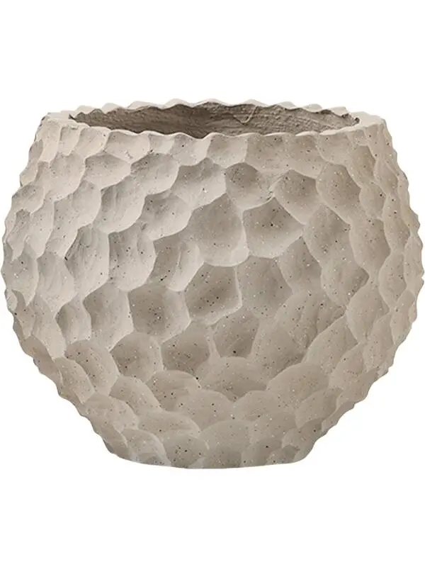 Кашпо Calima kahli s baked sand D34 H28 см