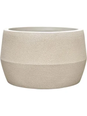 Кашпо Antwerp pot beige D34 H21 см