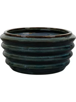 Кашпо Brody bowl petrol D20 H10 см