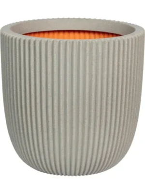 Кашпо Capi roots groove planter ball concrete color D35 H34 см