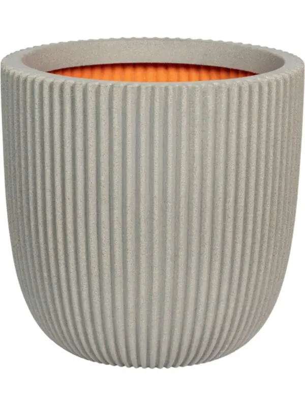 Кашпо Capi roots groove planter ball concrete color D54 H52 см