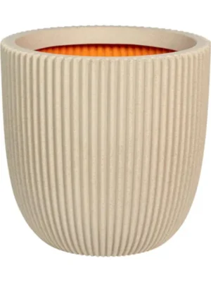 Кашпо Capi roots groove planter ball pebble D35 H34 см