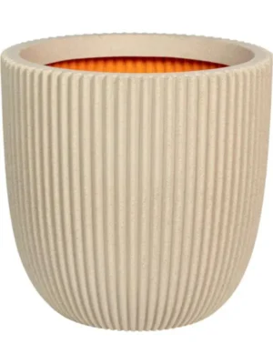 Кашпо Capi roots groove planter ball pebble D43 H41 см
