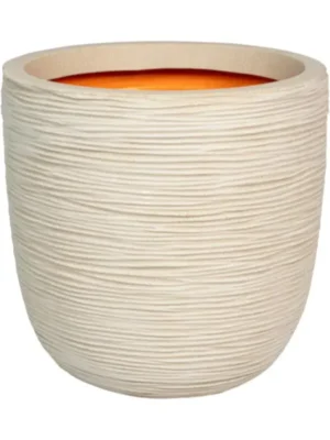 Кашпо Capi roots rib planter ball pebble D43 H41 см