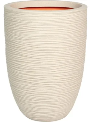 Кашпо Capi roots rib vase elegant low pebble D34 H46 см