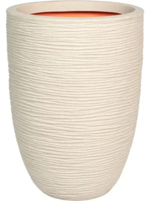 Кашпо Capi roots rib vase elegant low pebble D46 H58 см
