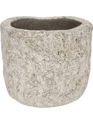 Кашпо Limestone hollow s fossil sand D35.5 H30 см