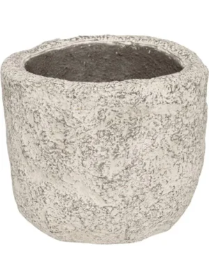 Кашпо Limestone hollow xs fossil sand D25 H22 см