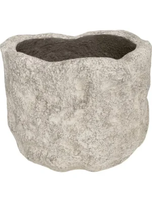 Кашпо Limestone mesa m fossil sand D40.5 H33 см