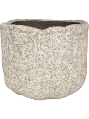 Кашпо Limestone mesa xl fossil sand D69.5 H57.5 см