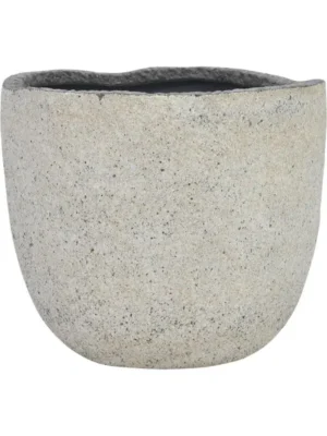 Кашпо Mountain russell l albite creme D51 H44 см