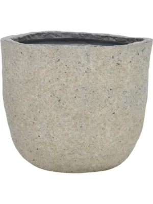 Кашпо Mountain russell m albite creme D42 H36 см