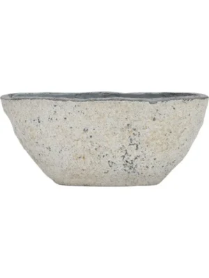 Кашпо Mountain verita m albite creme L66 W29 H25 см