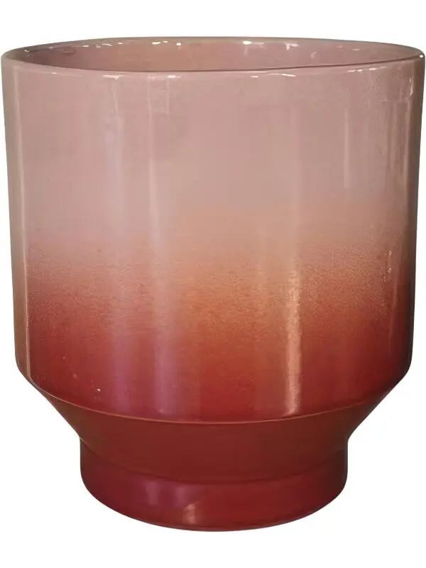 Кашпо Pato pot duet bordeaux/marone D10 H10 см