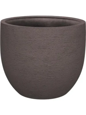 Кашпо Terreno new egg pot ash brown D36 H31 см