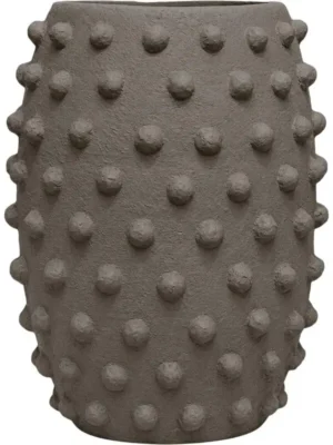 Кашпо Texture nina high l pebble taupe D42 H56 см