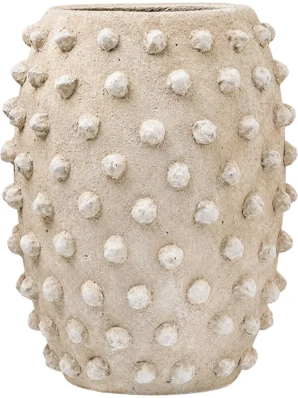 Кашпо Texture nina high l pebble beige D42 H56 см