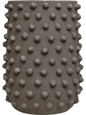Кашпо Texture polly high l pebble taupe D42.5 H60 см