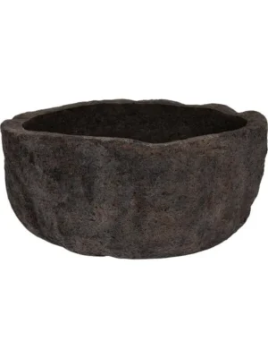 Кашпо Limestone dune xl fossil dark D70.5 H31.5 см