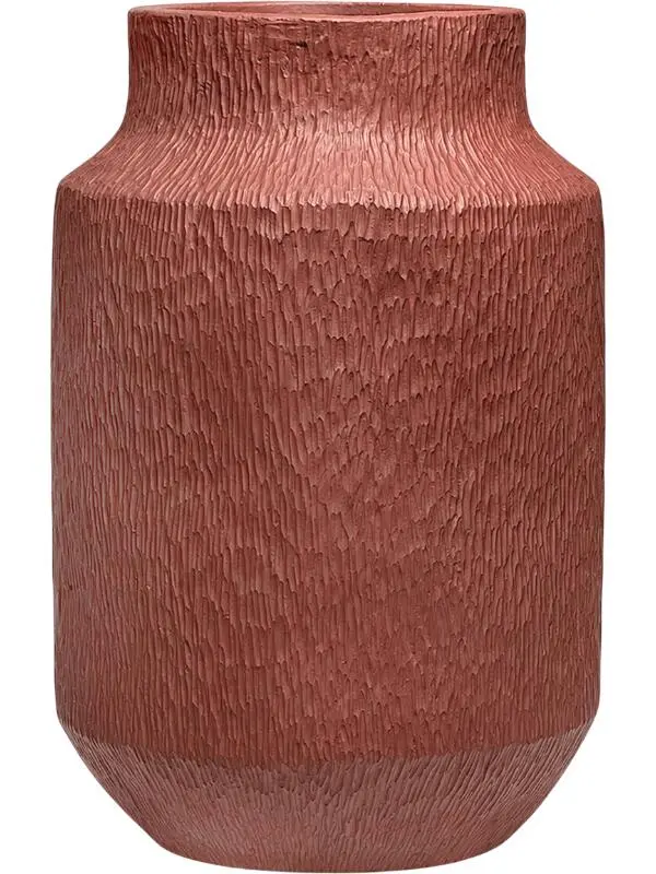 Кашпо Organic flow high l berry red D31.5 H50 см