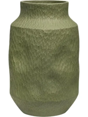 Кашпо Organic flow high s moss green D28.5 H41 см