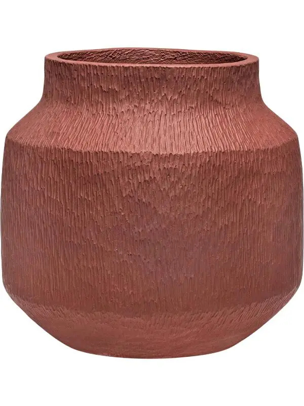 Кашпо Organic flow mid l berry red D39.5 H35.5 см