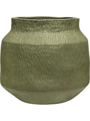 Кашпо Organic flow mid l moss green D39.5 H35.5 см