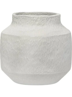 Кашпо Organic flow mid s cloud white D35.5 H31 см