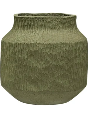 Кашпо Organic flow mid s moss green D35.5 H31 см