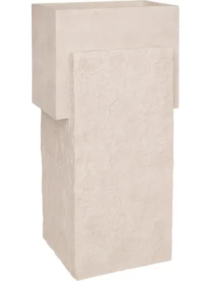 Кашпо Sculpture alto alabaster L60 W45 H44 см