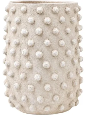 Кашпо Texture polly high l pebble beige D42.5 H60 см