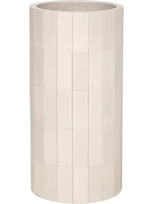 Кашпо Tile klax m verona cream D30 H62.5 см